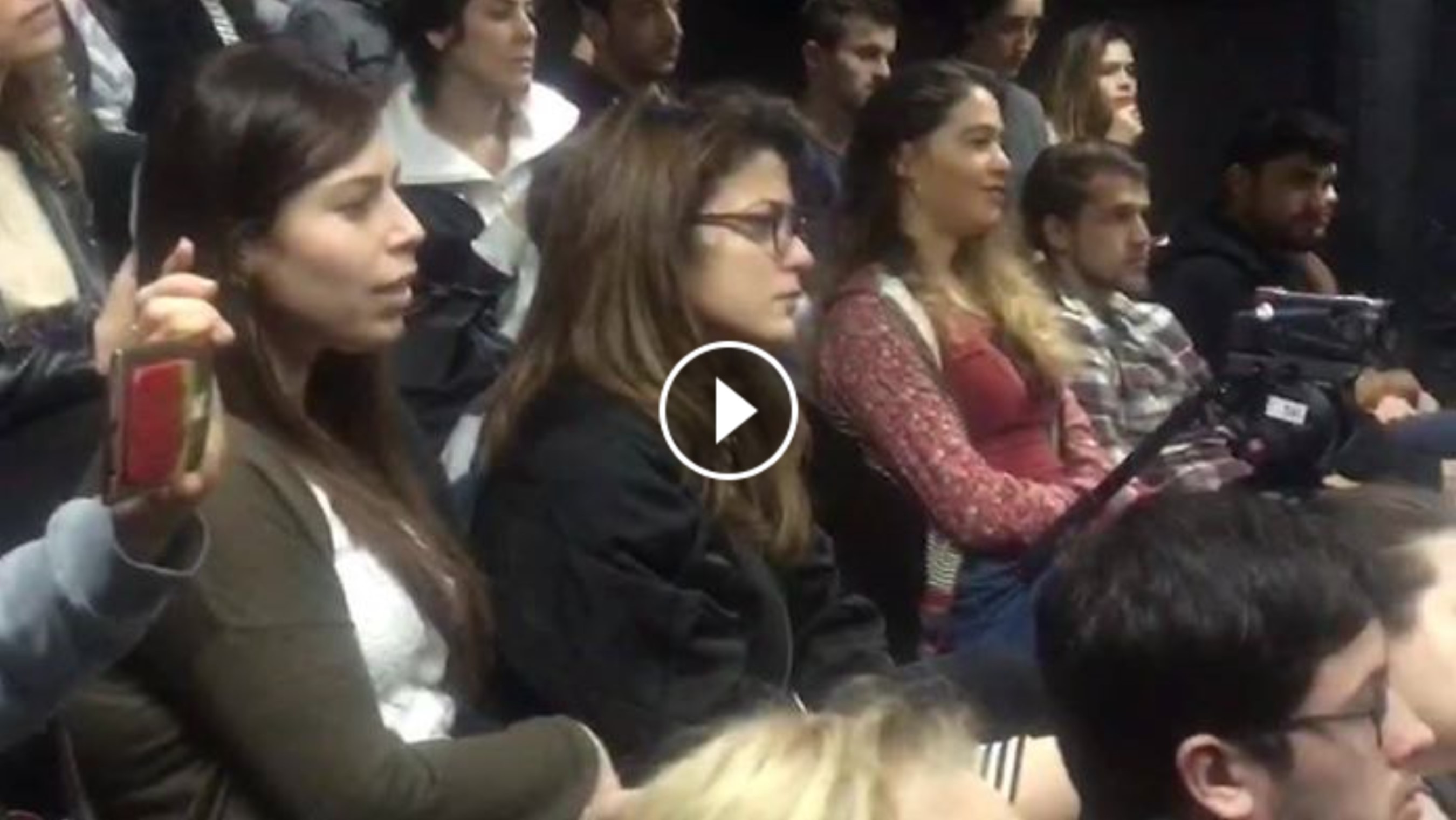 רבקה זהר ולירון לב בכיתת אמן בסטודיו למשחק מיסודו של יורם לוינשטיין