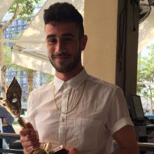 ברכות לשפיק מרציאנו (מחזור 2013) על זכייתו בפרס השחקן המבטיח בטקס פרסי התיאטרון